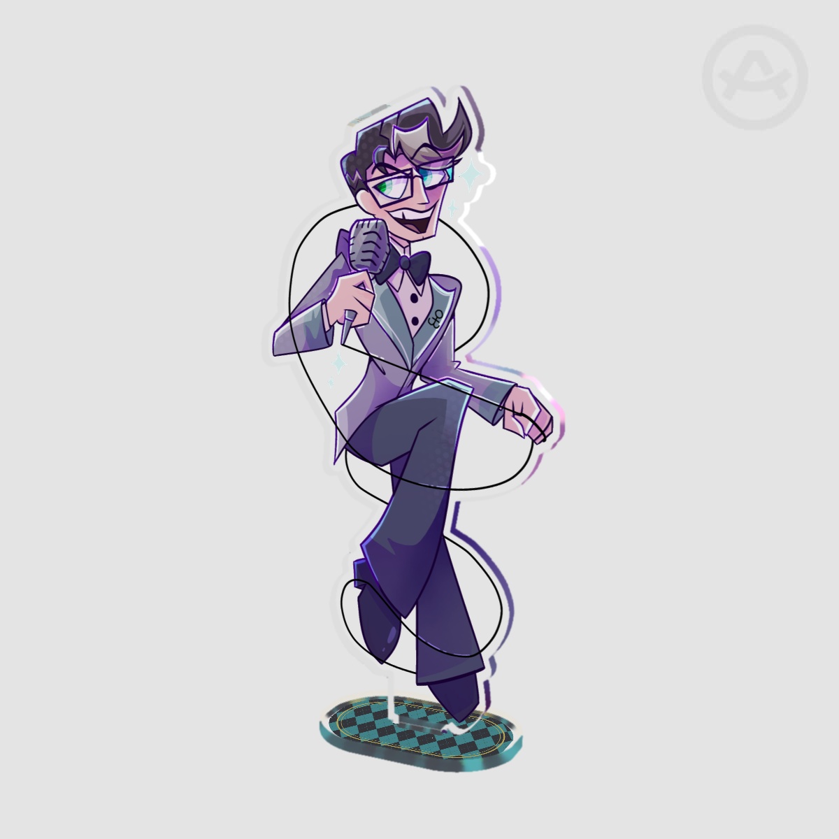 Vincent Whittman Clear Acrylic double sided Standees by Seldood