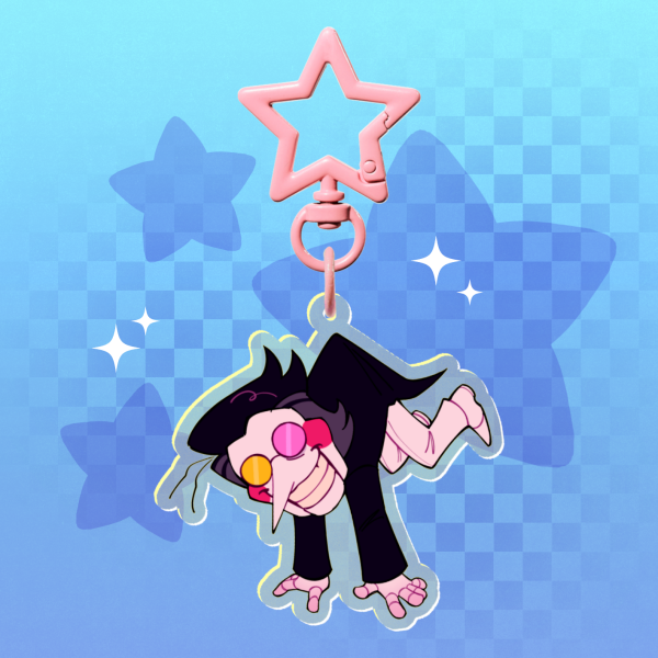 DELTARUNE | Colored Edge Spamton 6cm Acrylic Keychain
