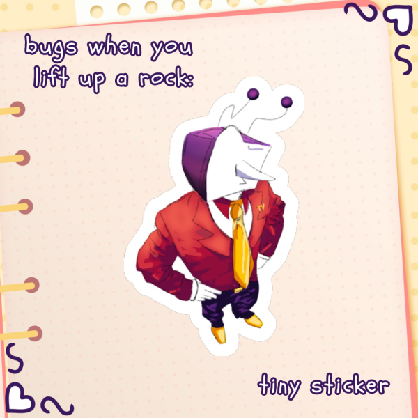 Tenna Deltarune sticker