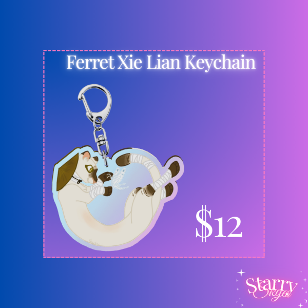 [TGCF]Rainbow Acrylic Keychain | Ferret Xie Lian