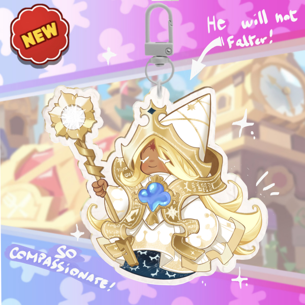 Awakened Pure Vanilla Cookie acrylic keychain