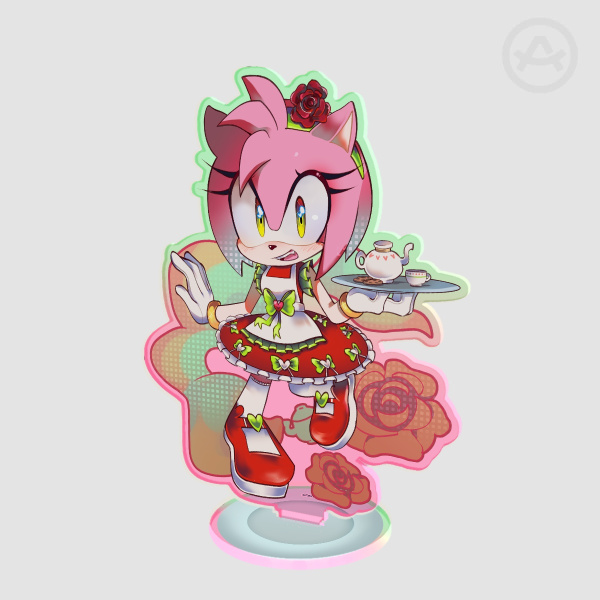 SonicCafe Amy Rose acrylic standee