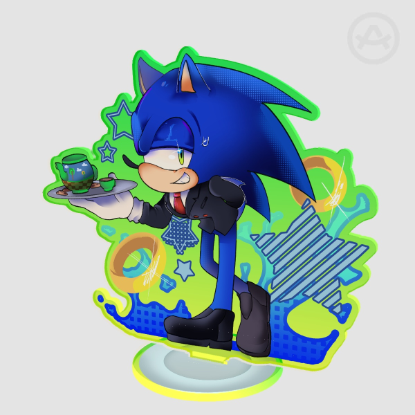 SonicCafe Sonic acrylic standee