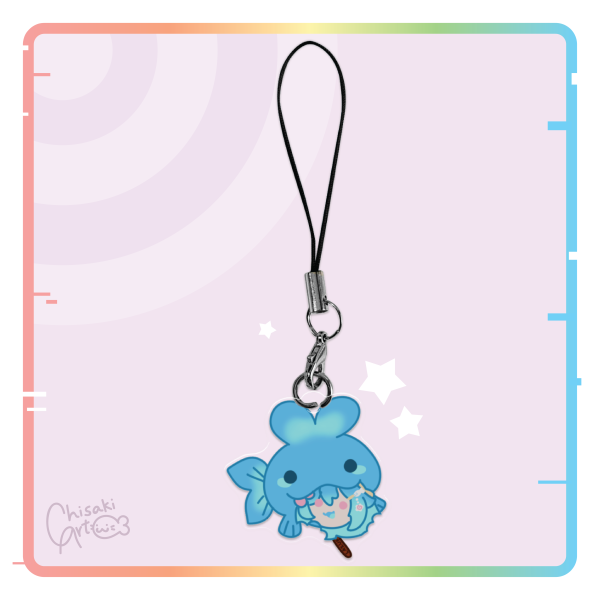 LazuLad Popsicle Epoxy Phone Charm