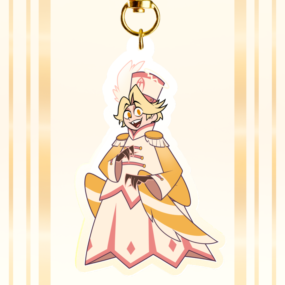 Abel hazbin hotel keychain