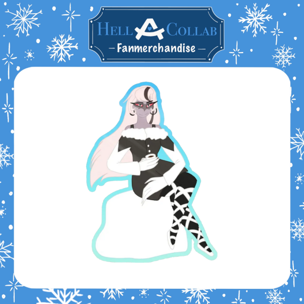 [Snowball Fight Collaboration Hellacollab] Carmilla Karmine Sticker