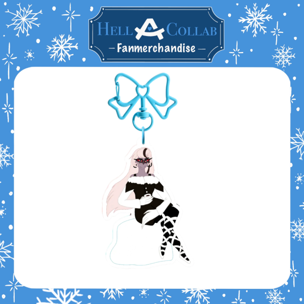[Snowball Fight Collaboration Hellacollab] Carmilla Karmine Keychain