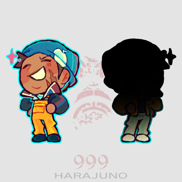 Seven (ZE999) 2" Double-Sided keychain - Zero Escape