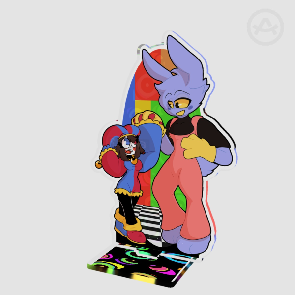 Jax and Pomni Acrylic Standee