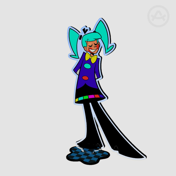 (Vocaloid): Static Miku Standee ( 15.2 cm x 9.5 cm)