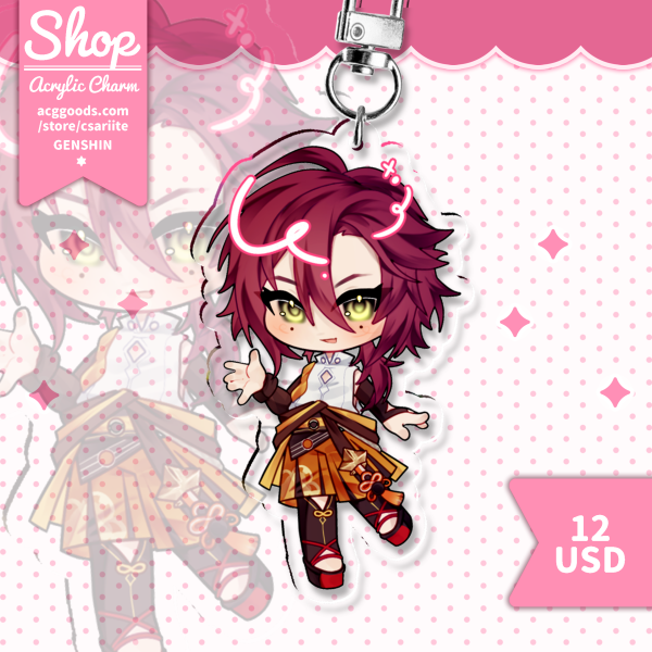 Heizou ⟡ Genshin Acrylic Keychain