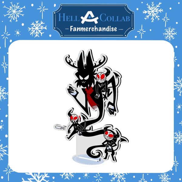 Alastor’s Shadow Hell-A-Collab Snowball Fight Standee