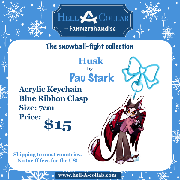 Husk - Snowball Fight Collaboration Keychain