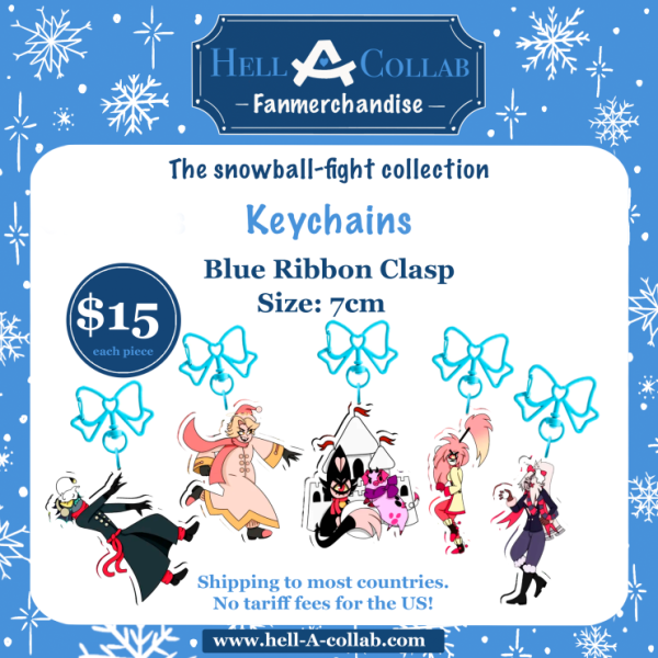Vaggi Snowball-fight Collab Keychain