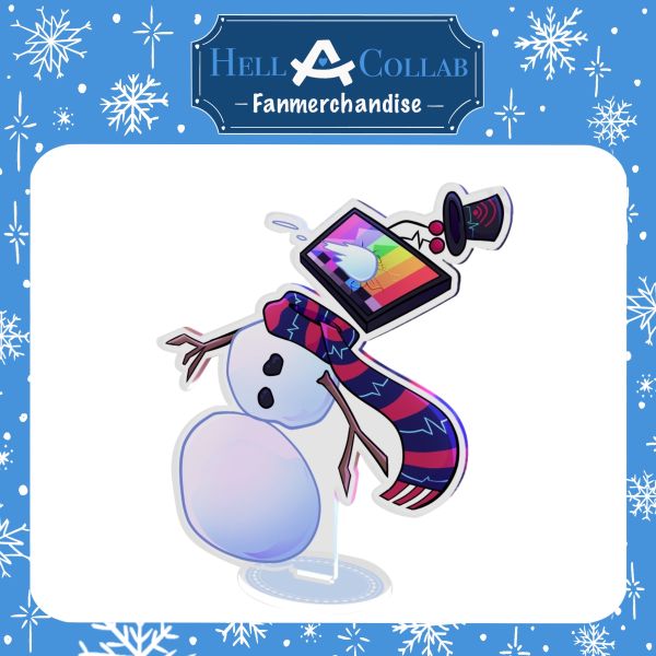 Vox-Pad Snowball-Fight Collab Clear Acrylic Standees