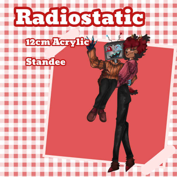 RadioStatic | Clear Acrylic Standee