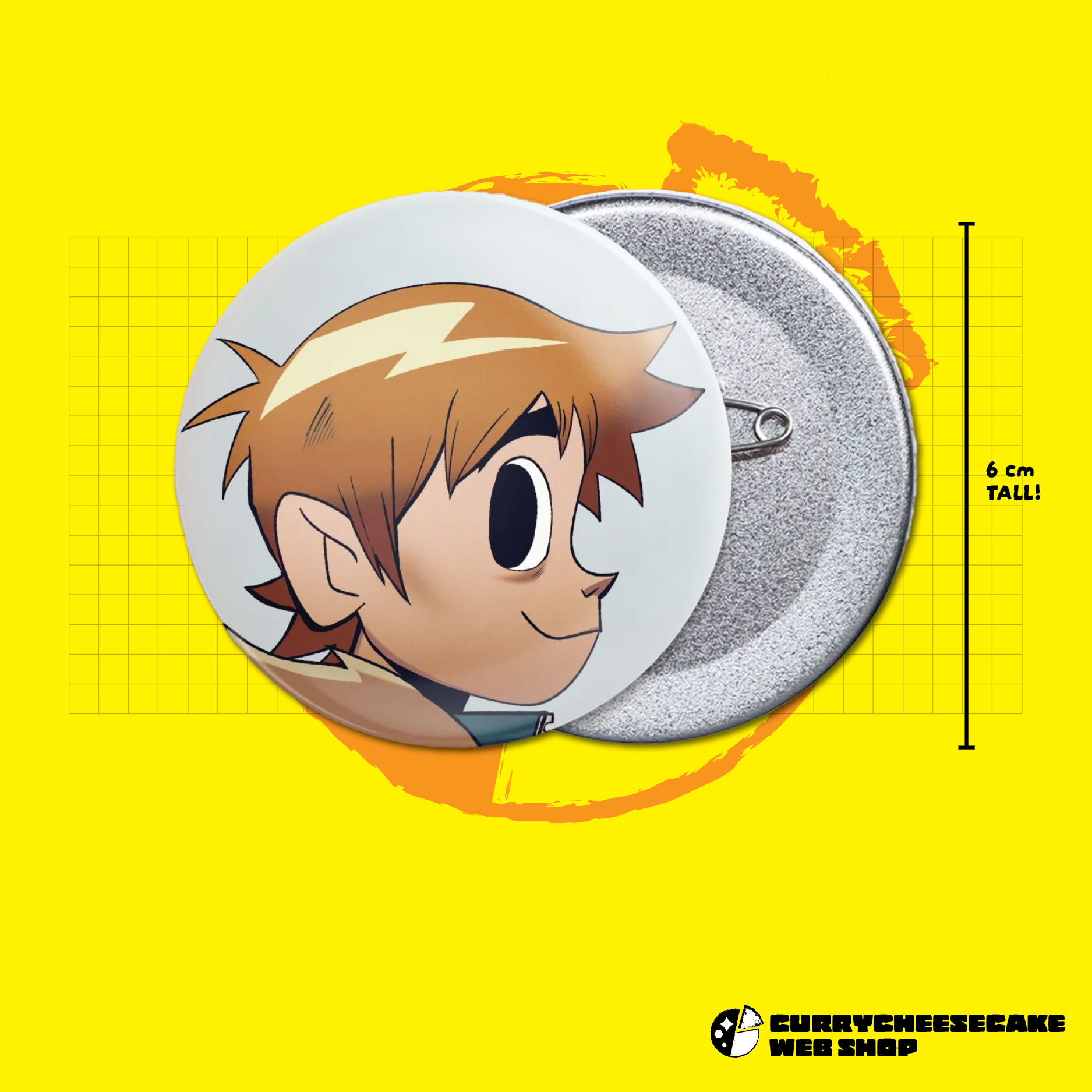 Scott Pilgrim Garbage Dayz: Scott Pilgrim Badge