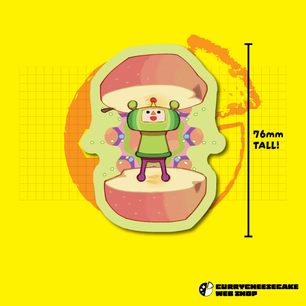 The Prince and Apple Die-Cut Sticker