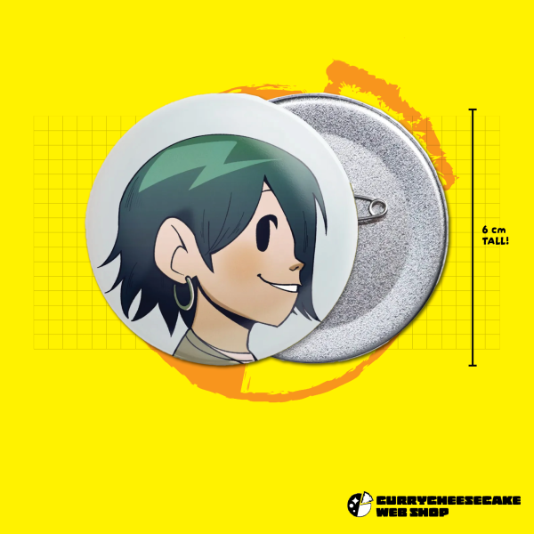 Scott Pilgrim Garbage Dayz: Knives Chau Badge