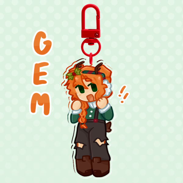 NiceLife Gem Keychain