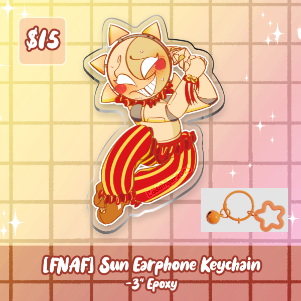 [FNAF] 3" Sun Keychain