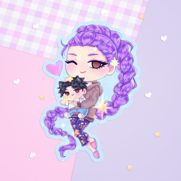 Rujinu KPDH Sticker - Holo Star