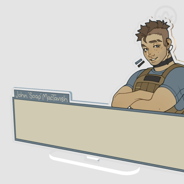 Soap Chat Desk Buddy | Clear Acrylic Standee