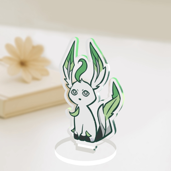 Pride Leafeon (Aromantic) - Standee