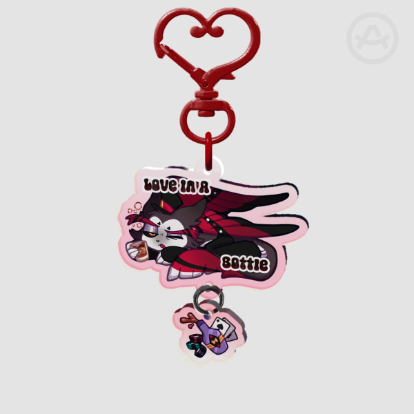 Love in a bottle Husk | Acrylic Keychain