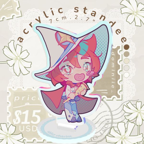 Shiny Chariot ✦ 7cm Colored Edge Acrylic Standee