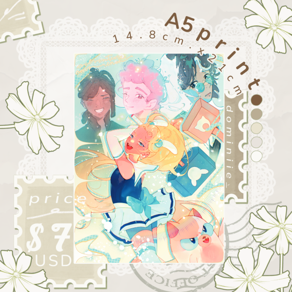 Fionna and Cake ✮ A5 Print