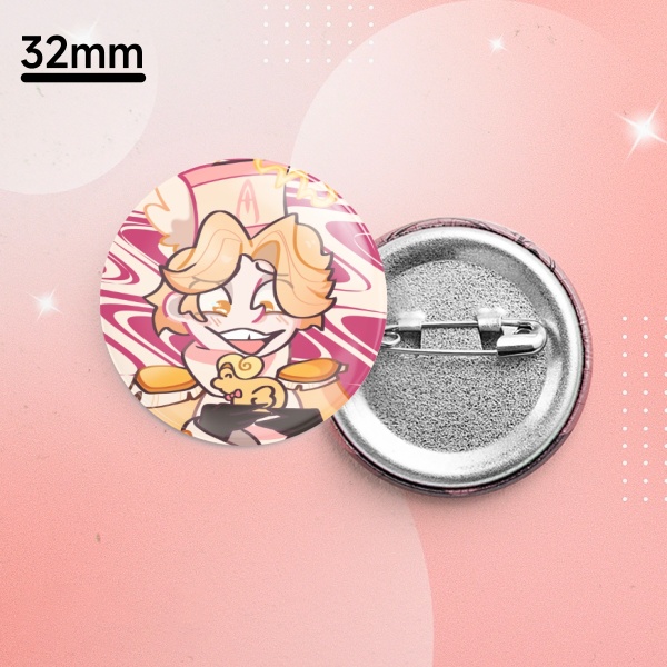 Abel & Duck Round Badges (Button Pins)