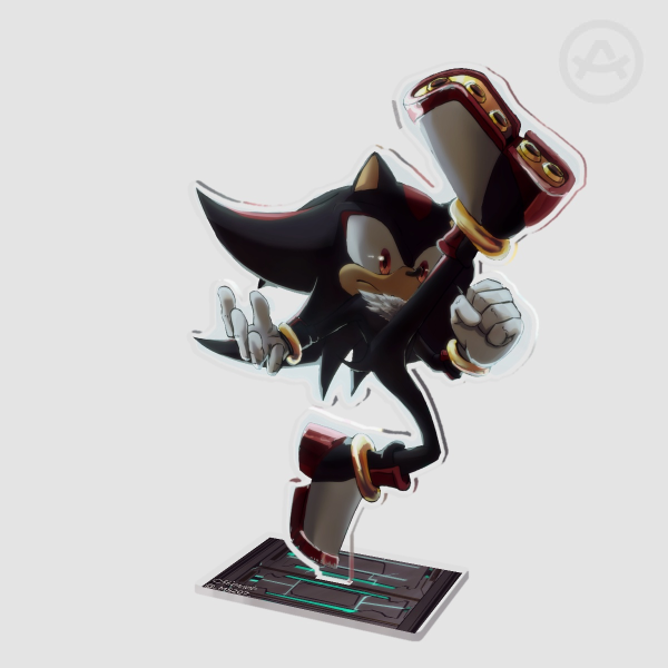 Shadow The Hedgehog Clear Acrylic Standees