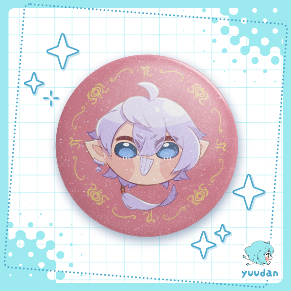 Alisaie 4mm Round Badge (Button Pin)