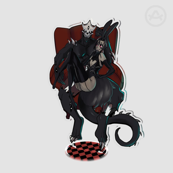 Clear Acrylic Standee -Kon and Lou