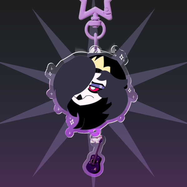 Octavia & Guitar Connection Acrylic Keychain