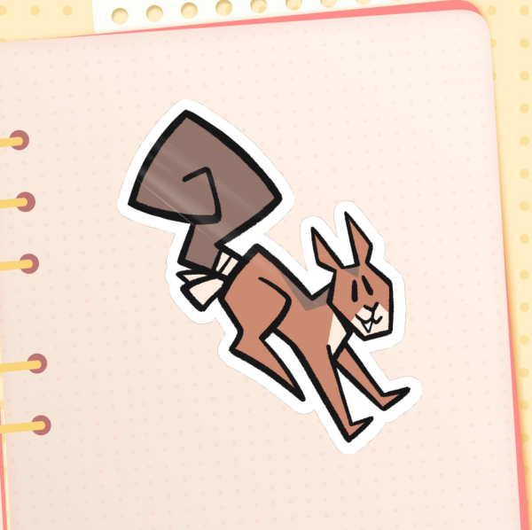 Ms. Nut Sticker