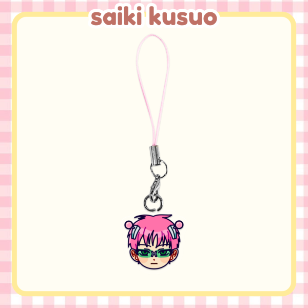 Saiki Kusuo Phone Charm