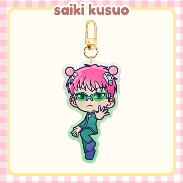 Saiki Kusuo Epoxy Acrylic Keychian