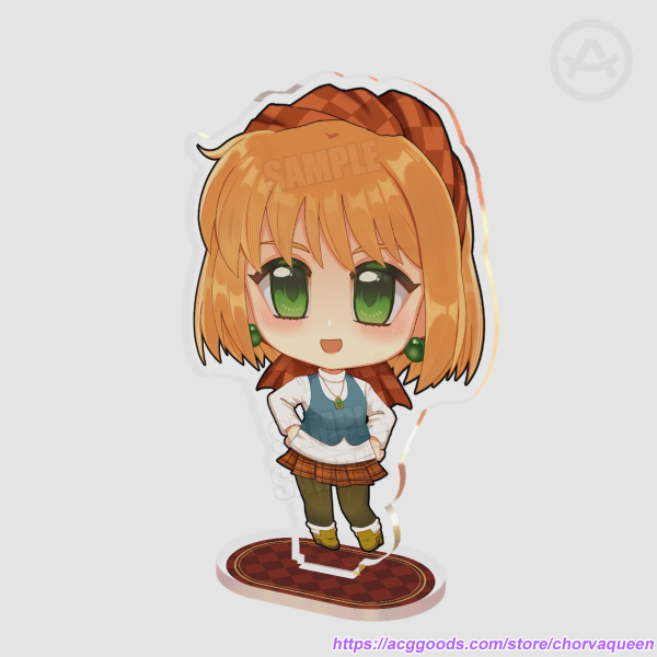 [Larger/Old] Cornet Village Girl Acrylic Standee