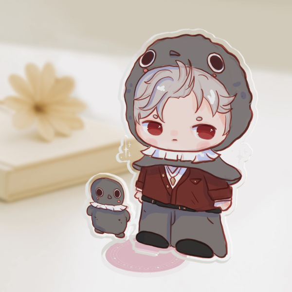 Sylus and Mephisto Chibi Acrylic Standee, Love and Deepspace Merch, LADS Merch, Sylus LADS