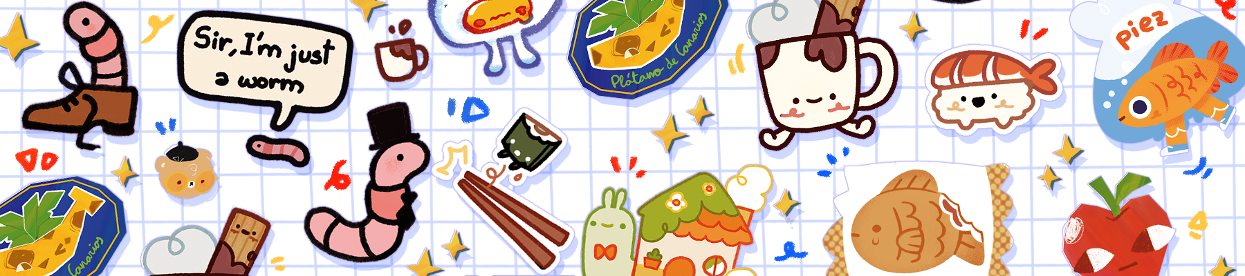 Miroimirage's Market-Hellohello! I'm Miroi, a Spanish 2D artist who loves to create cute, fun and silly art and make it into merch!