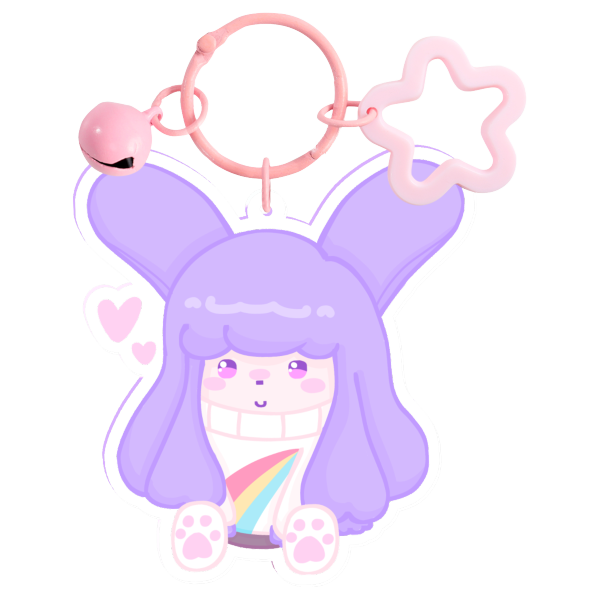 mdp plushie sunshine 🌈 keychain ♡