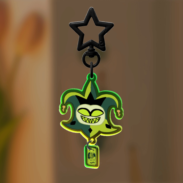 Mammon and His Dollar Connection Acrylic Keychain