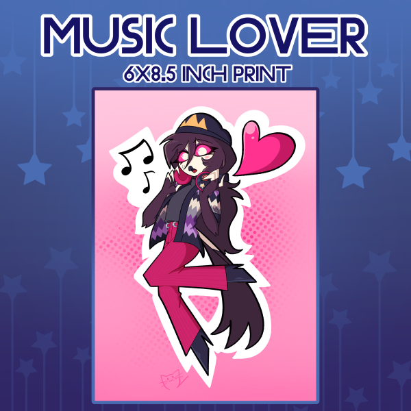 Music Lover Print [Helluva Boss]