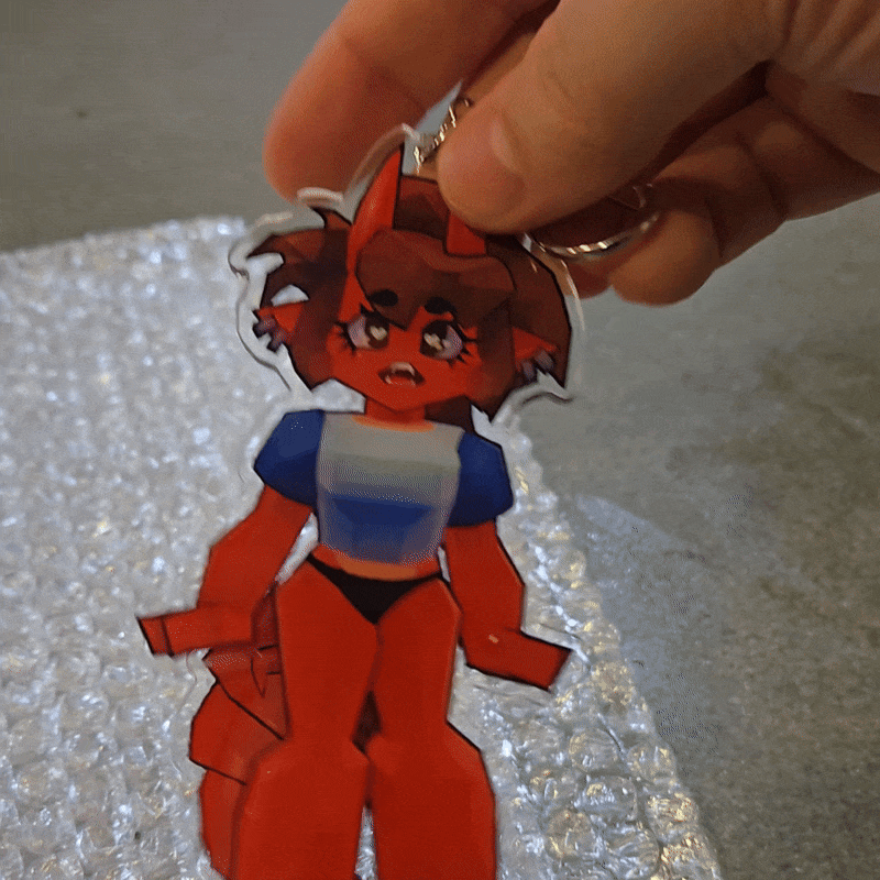 Low Poly Sochi - Tail-Wag Pendant