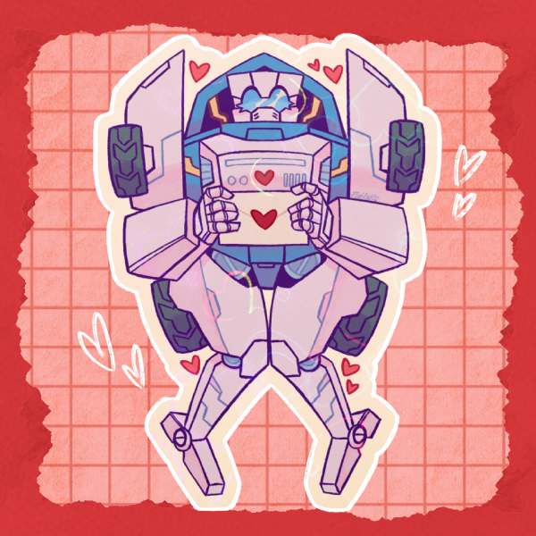 tailgate loveletter holographic sticker[transformers]