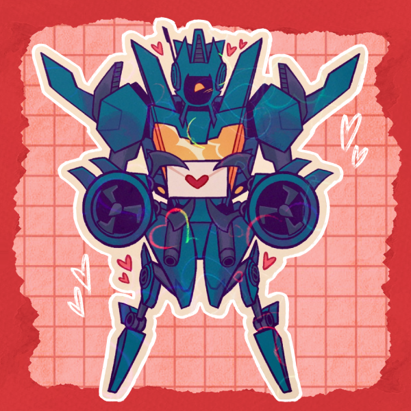 whirl loveletter holographic sticker[transformers]