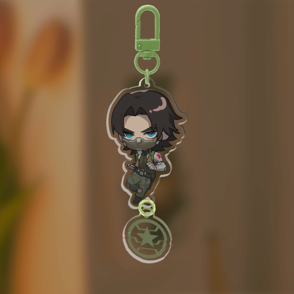 Winter Soldier "Bucky" Connection Acrylic Keychain
