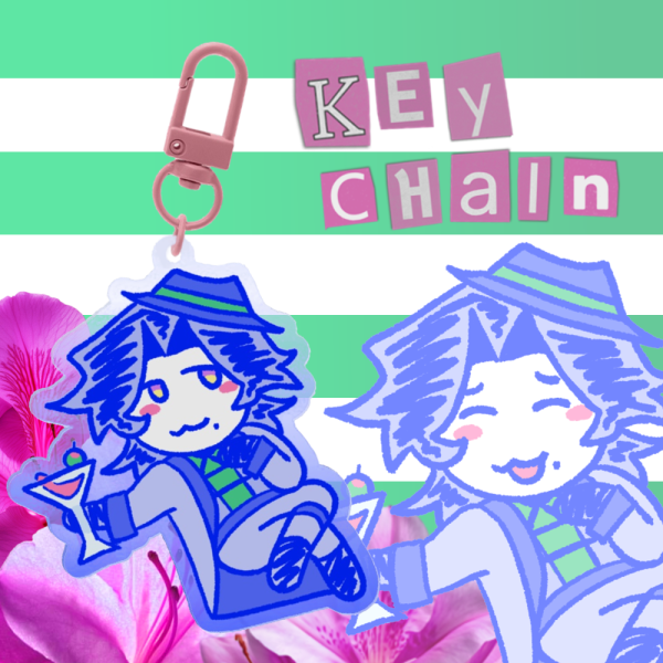 Zeal Acrylic Keychain